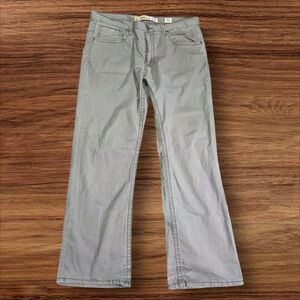 BKE Jeans Mens 36R 36x30 Tyler Casuals Light Gray Pants